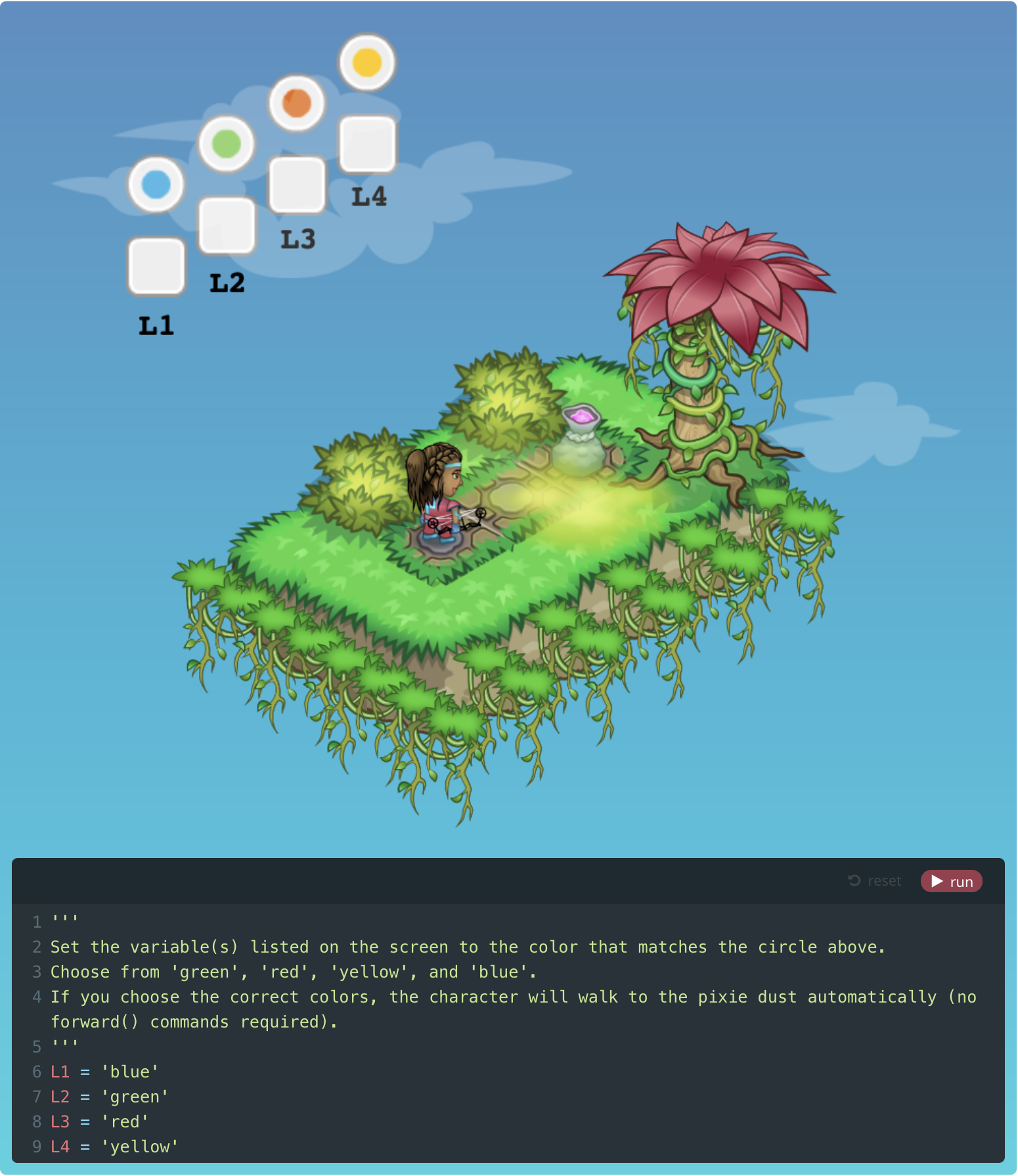 Learn Python syntax.
